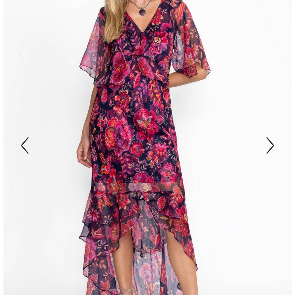 Johnny Was - Luxee Ruffle Maxi Dress - Silk
